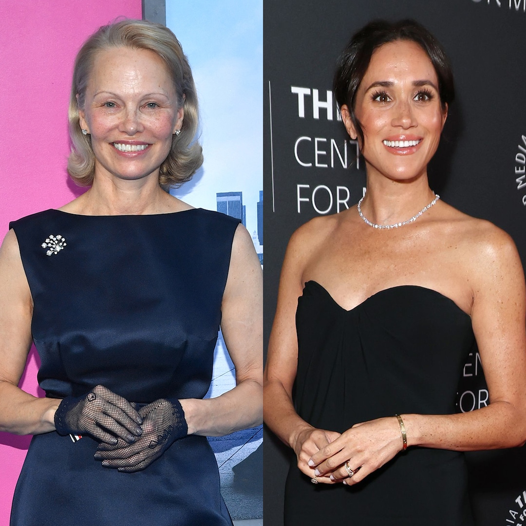 Pamela Anderson Reacts to Claim Meghan Markle Copied Her Cooking Show Pamela Anderson Reacts to Claim Meghan Markle Copied Her Cooking Show