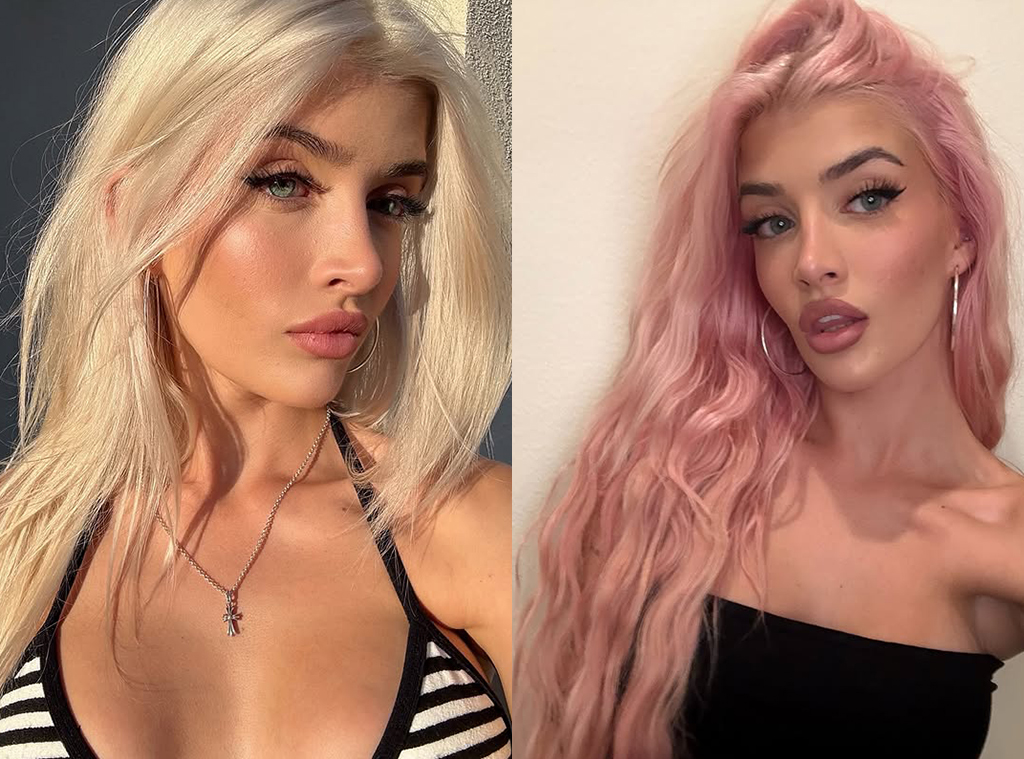 Sami Sheen debuts a dramatic pink hair transformation.