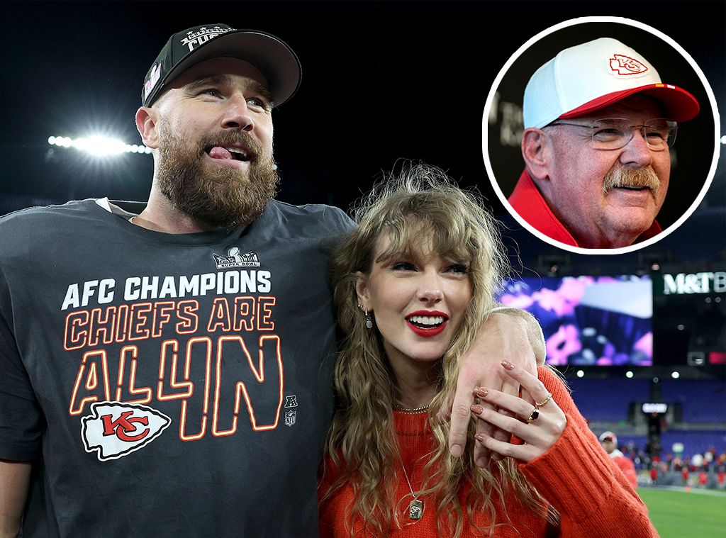 Andy Reid, Taylor Swift, Travis Kelce