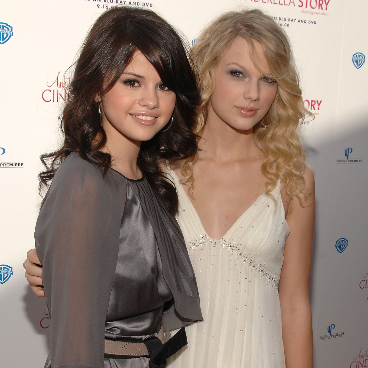 Selena Gomez and Taylor Swift on September 14, 2008 