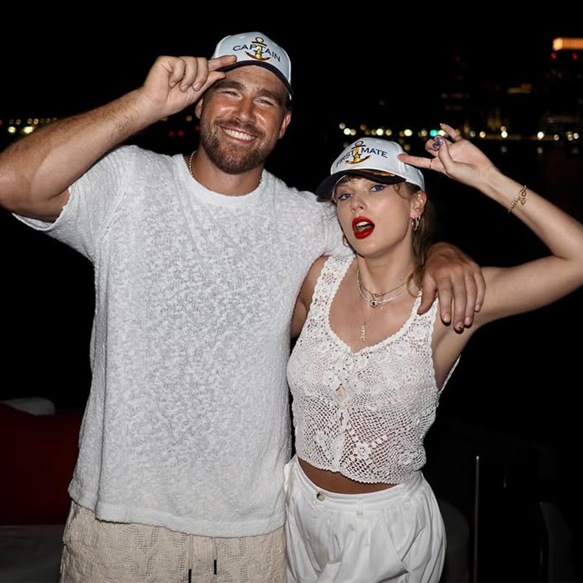 See Taylor Swift’s First Appearance on Travis Kelce’s New Heights Podcast