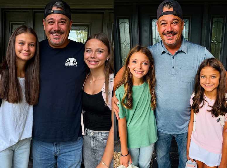 Boston Rob Mariano, daughter Carina Mariano, Lucia Mariano, Isabetta Mariano, Adelina Mariano