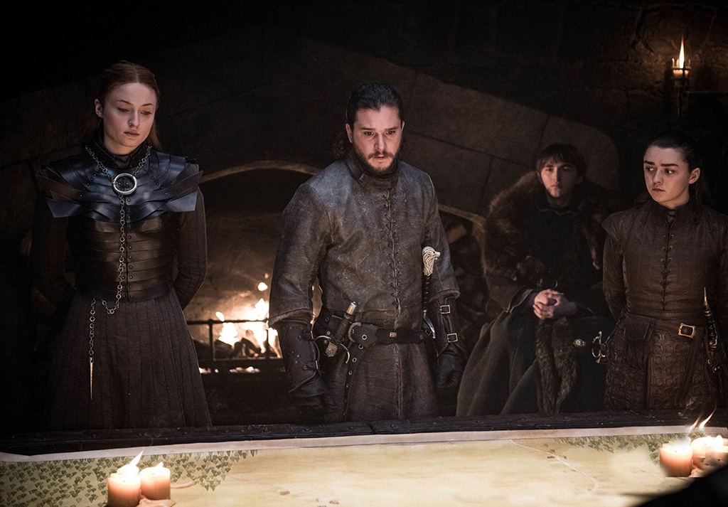 Sophie Turner, Kit Harington, Maisie Williams, Game of Thrones