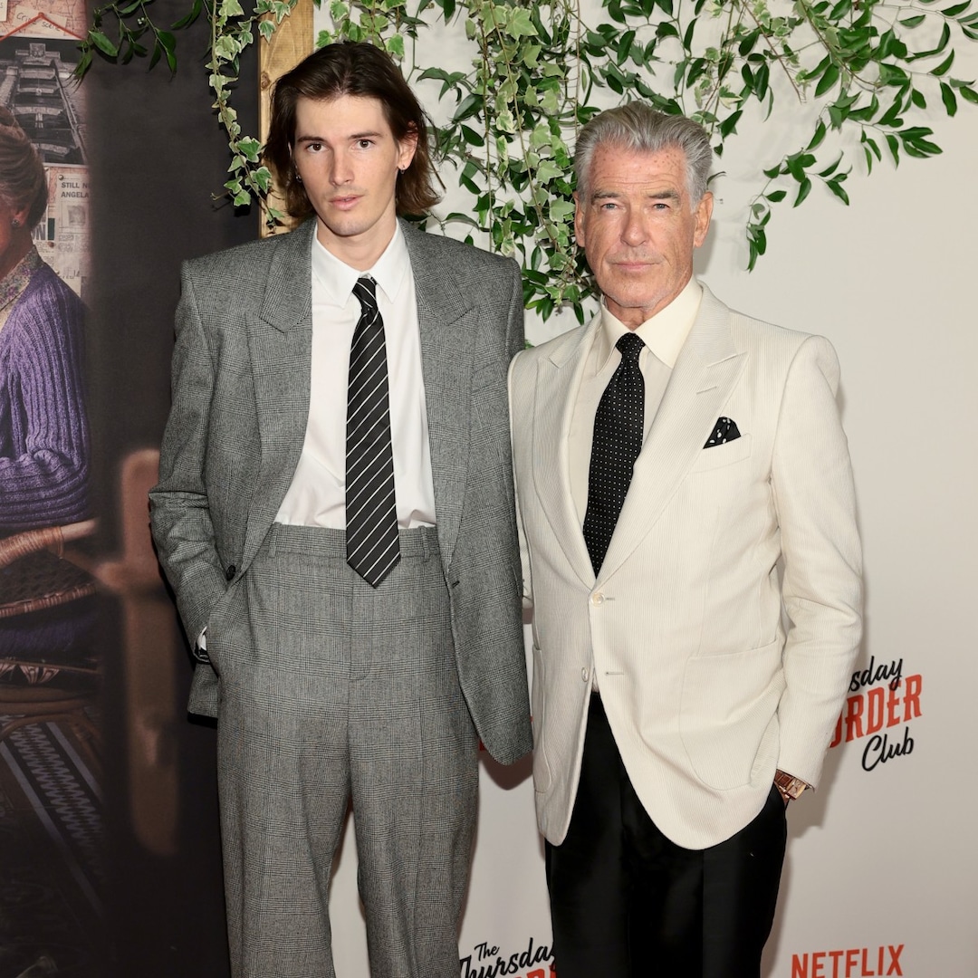 Pierce Brosnan and Son Dylan Brosnan Make Rare Joint Red Carpet Appearance Pierce Brosnan and Son Dylan Brosnan Make Rare Joint Red Carpet Appearance