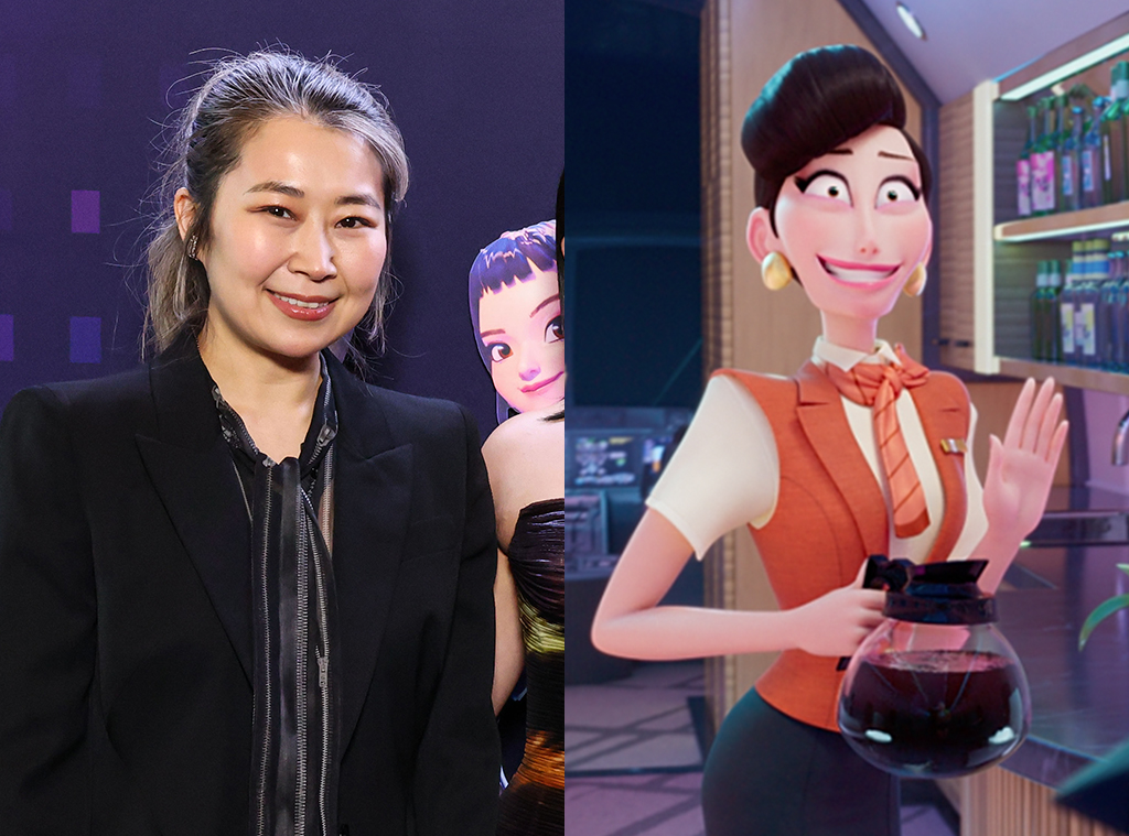 KPop Demon Hunters cast, Maggie Kang as Flight Attendant Demon