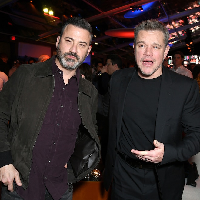 Jimmy Kimmel, Matt Damon Air Premiere