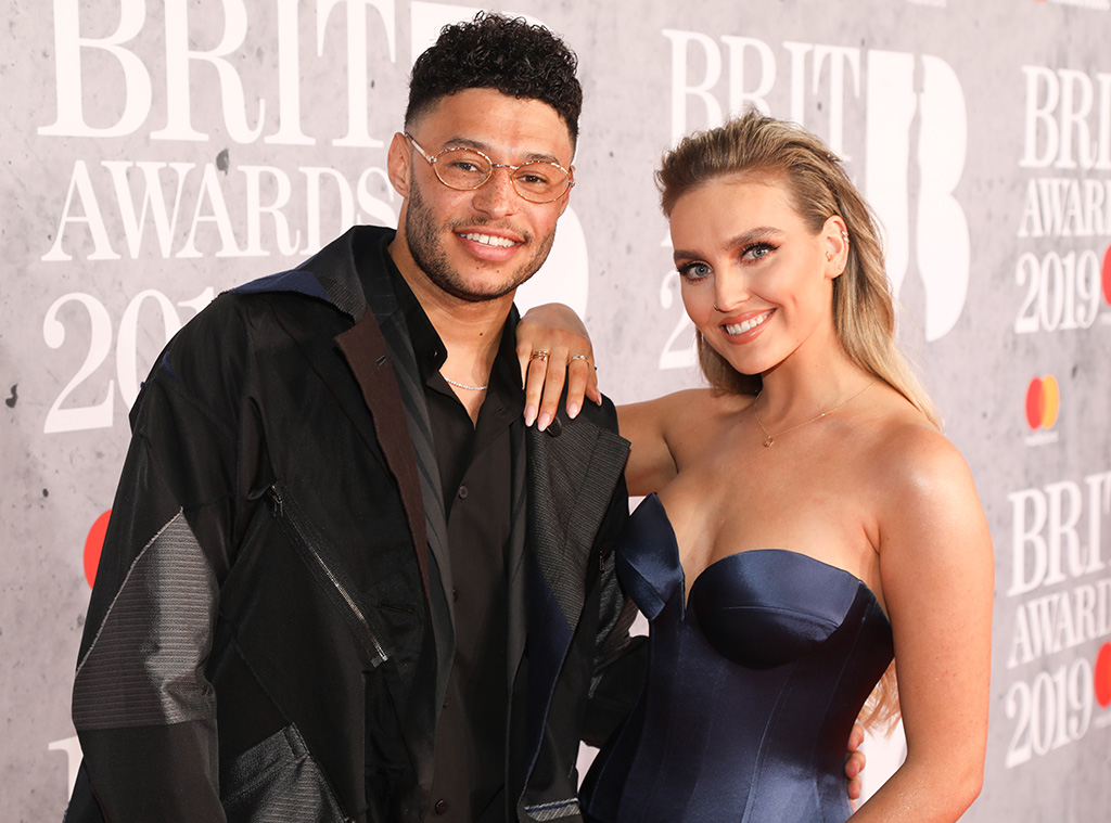 Alex Oxlade-Chamberlain and Perrie Edwards
