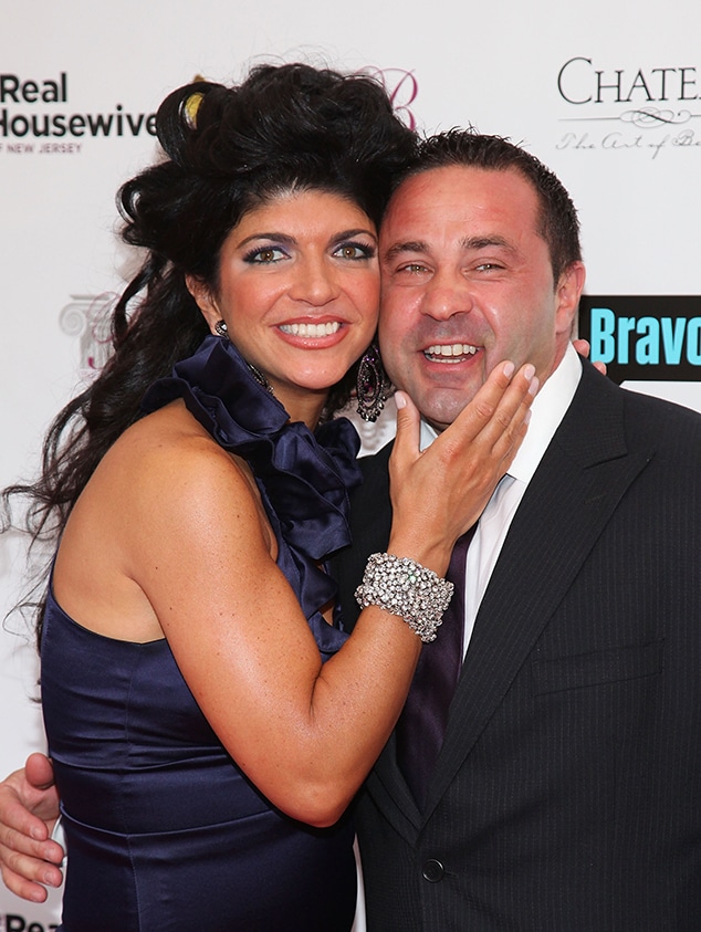Teresa Giudice and Joe Giudice attend Bravo's The Real Housewives of New Jersey" season two premiere in 2010