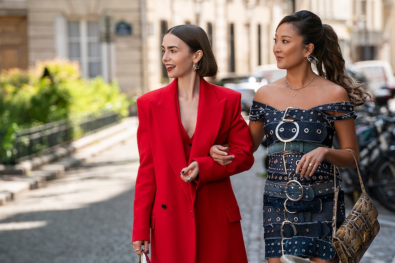 Lily Collins in Emily in Paris Season 5 on Netflix