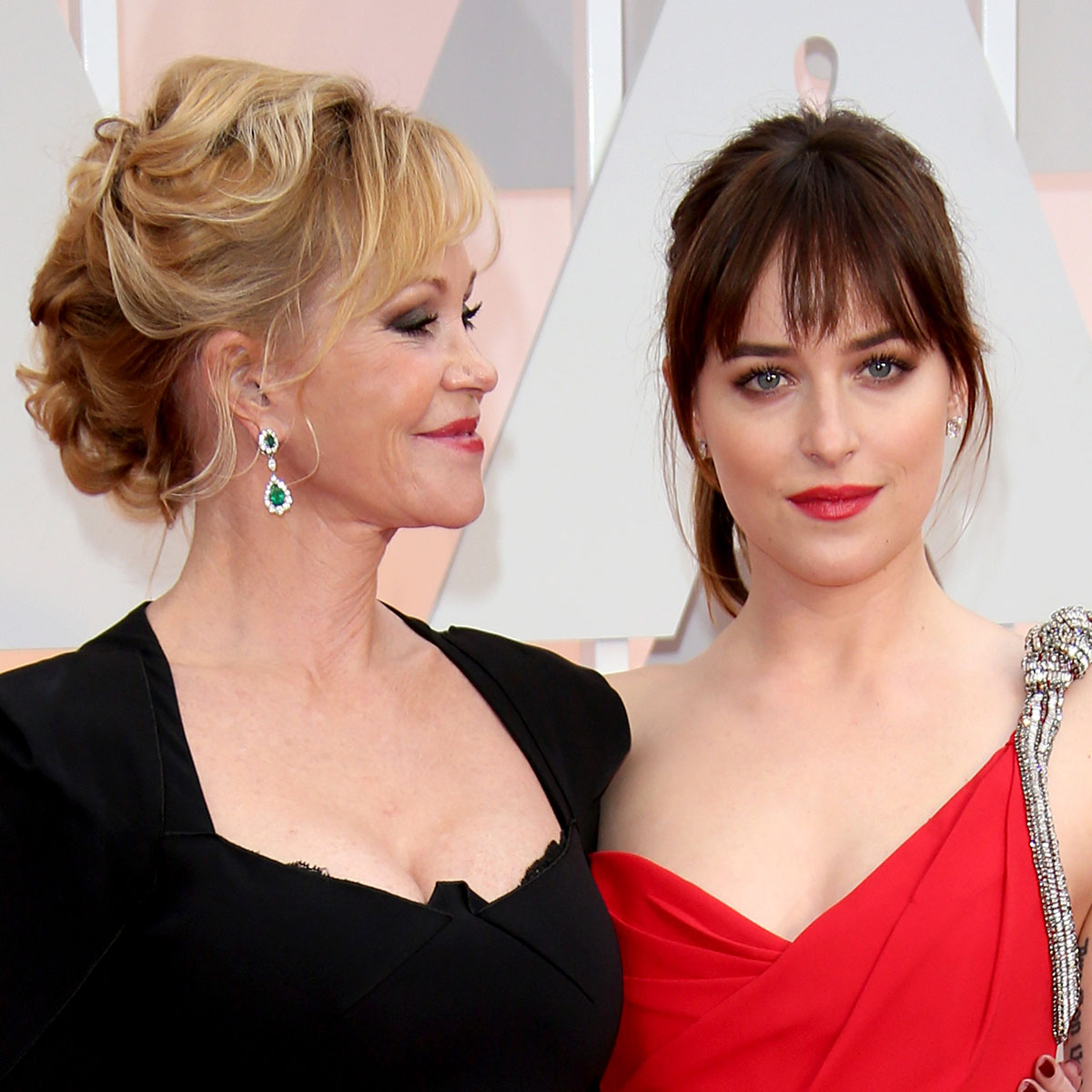 Melanie Griffith Makes Rare Red Carpet Appearance With Dakota Johnson
