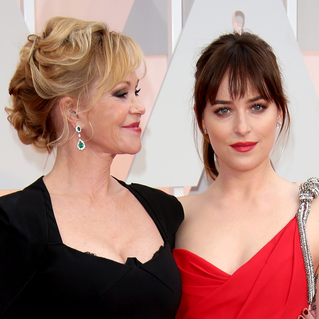 Melanie Griffith Makes Rare Red Carpet Appearance With Dakota Johnson