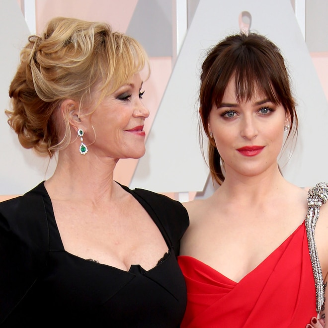 Melanie Griffith, Dakota Johnson at Oscars 2015