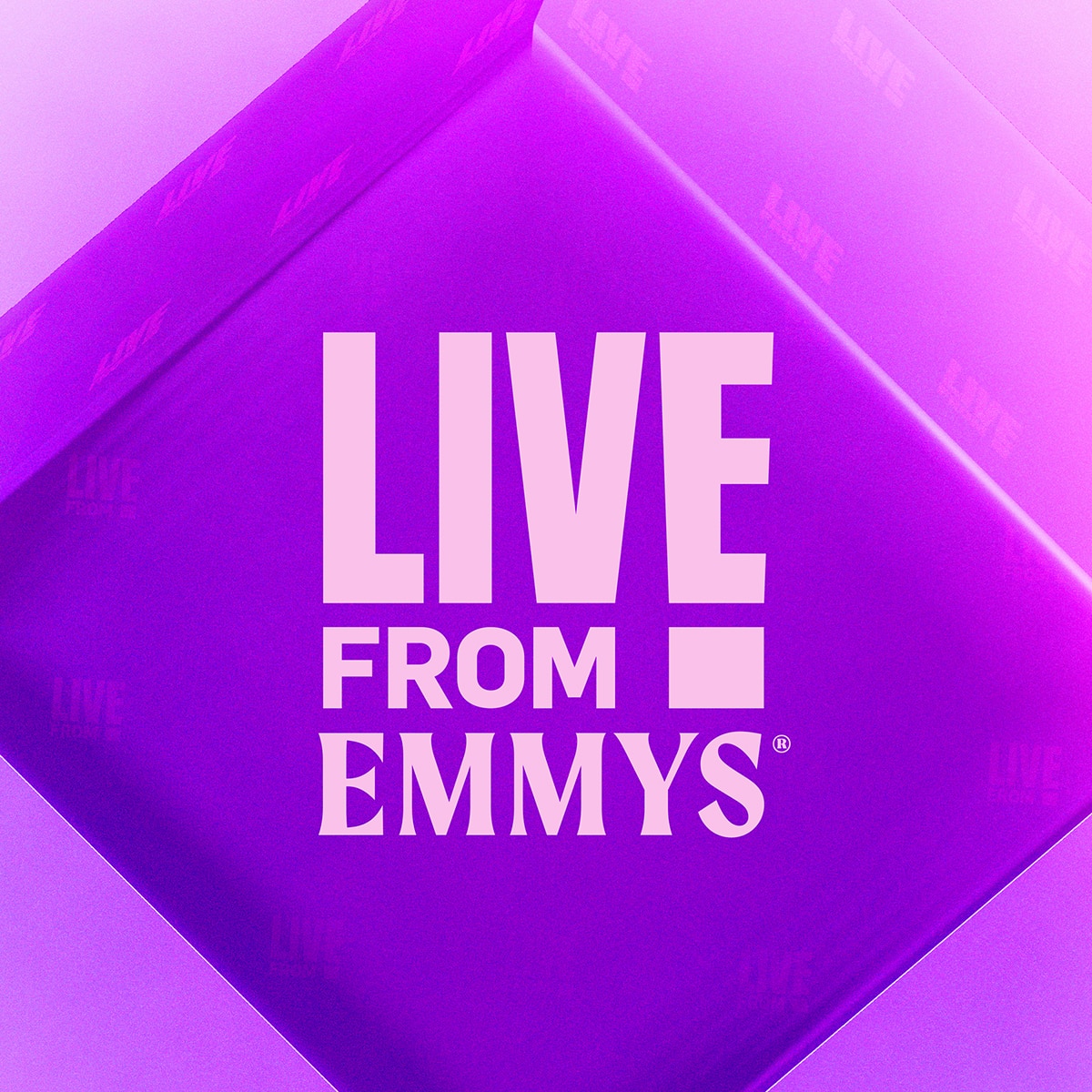 Live From E! Emmys 2025 Key Art