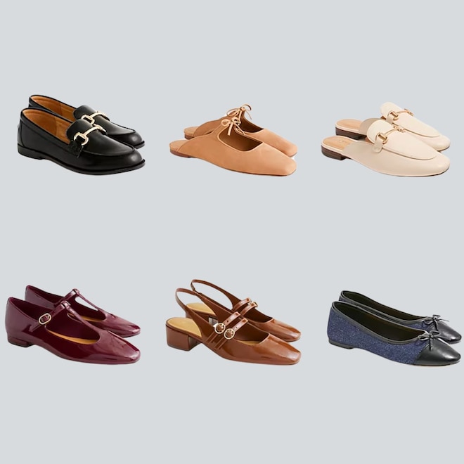 SHOP Fall Footwear Finds: Loafers & Ballet Flats Over 50% Off at J.Crew Outlet thumbnail