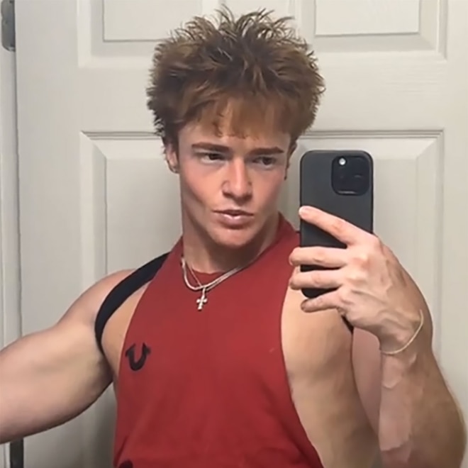 Trevor Larcom after weight loss in TikTok video