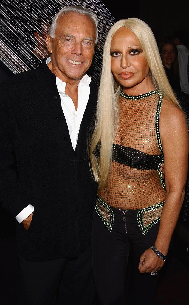 Giorgio Armani, Donatella Versace