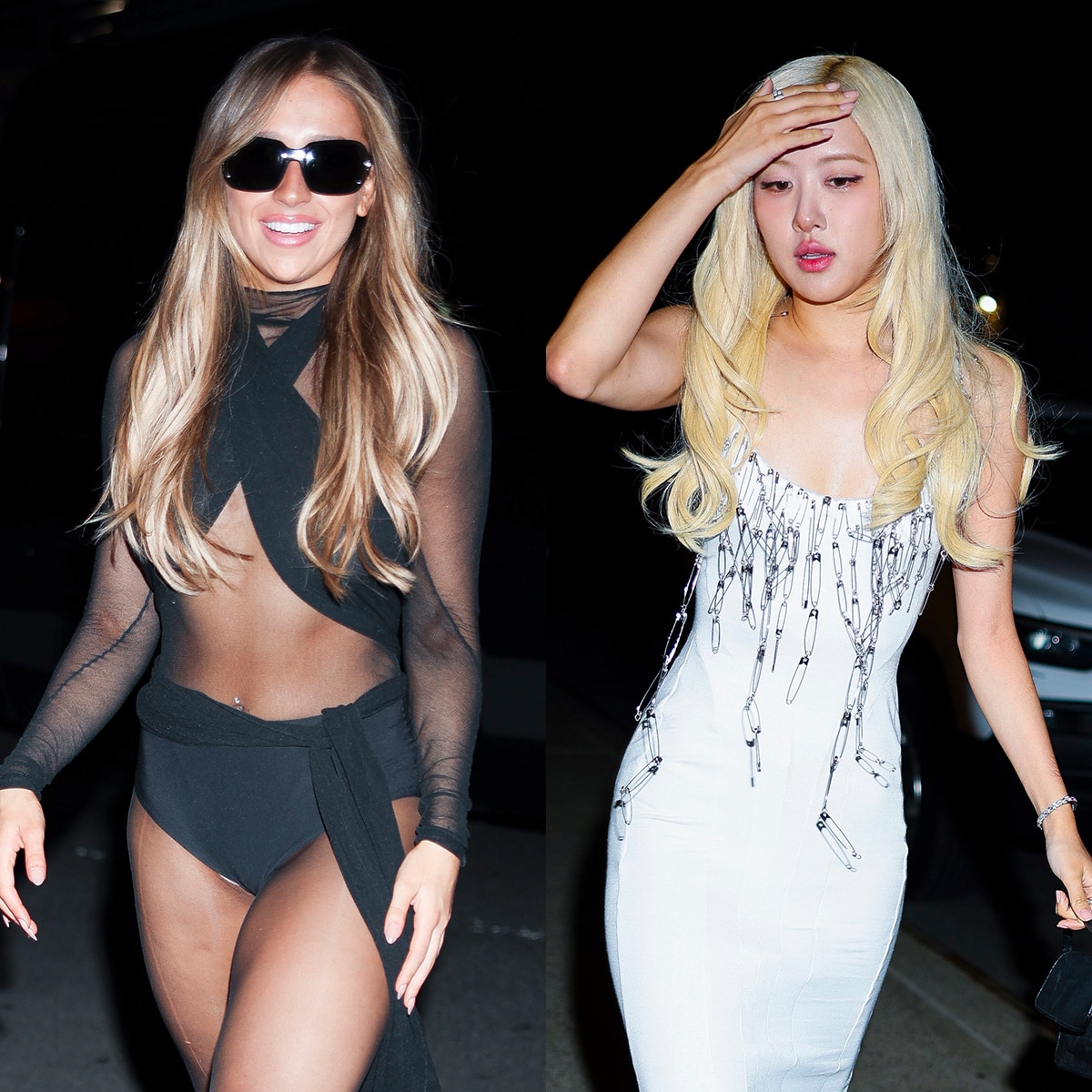 Tate McRae VMAs After Party 2025, Rosé from Black Pink