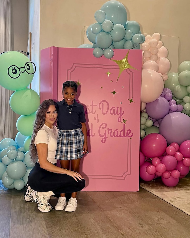 Khloe Kardashian, daughter True Thompson, Back to School 2025