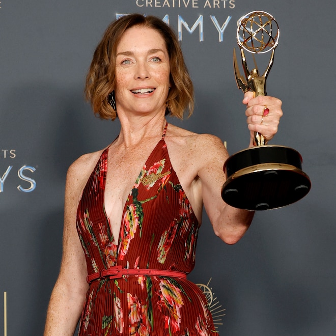 Julianne Nicholson, winner of the Outstanding Guest Actress in a Comedy Series Award, at Creative Arts Emmys 2025