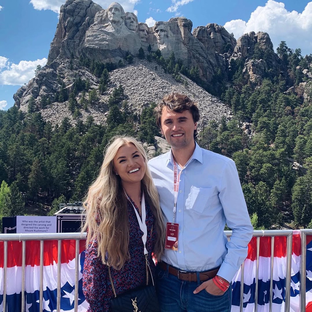 Charlie Kirk, Wife Erika Frantzve