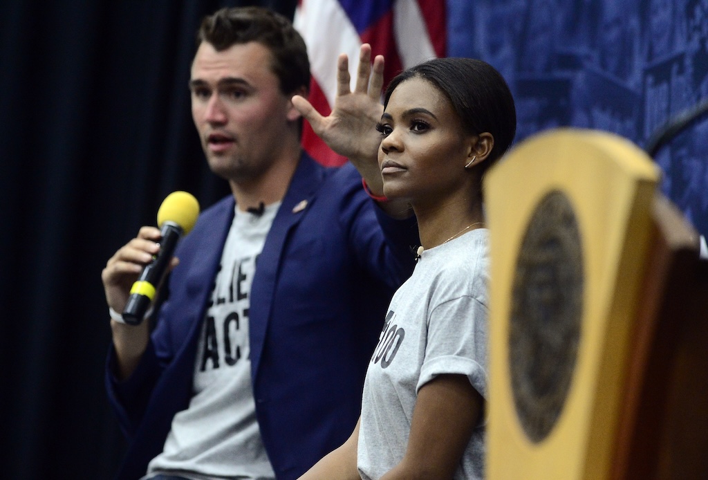 Charlie Kirk and Candace Owens of Turning Point USA
