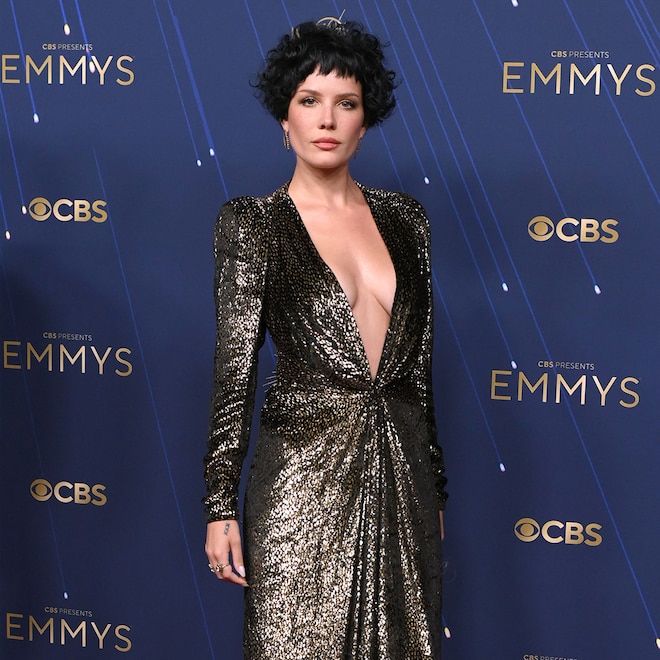 Halsey Arrives at Emmys 2025