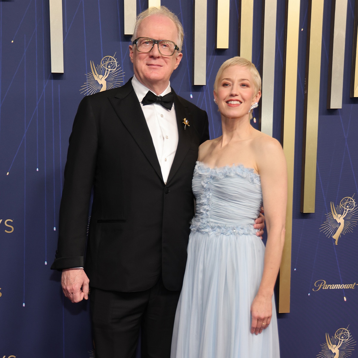 Emmys 2025: Carrie Coon and Tracy Letts Have Sweet Date Night