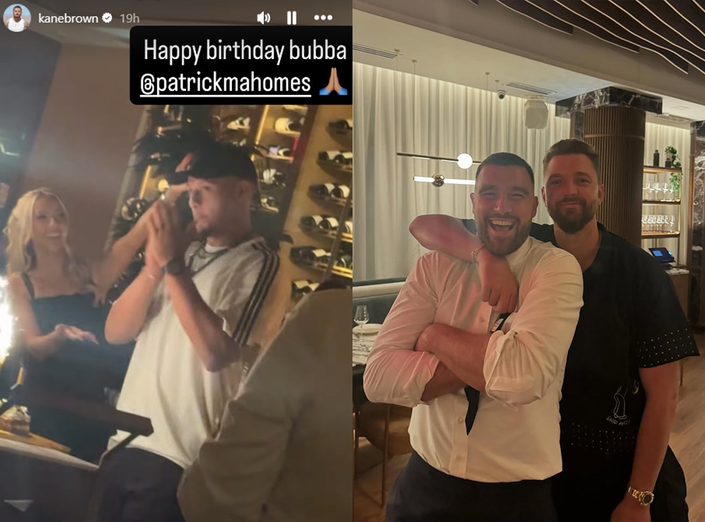Patrick Mahomes' 30th Birthday Party With Brittany Mahomes, Travis Kelce