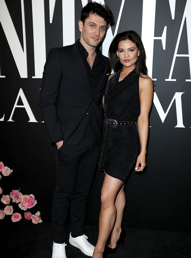 Colin Woodell and Danielle Campbell attend a Vanity Fair event in 2022.