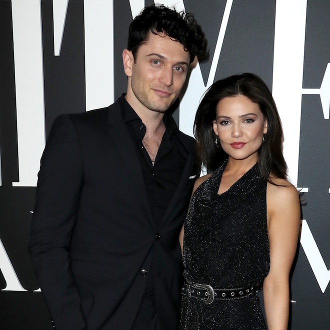 Colin Woodell and Danielle Campbell attend a Vanity Fair event in 2022.