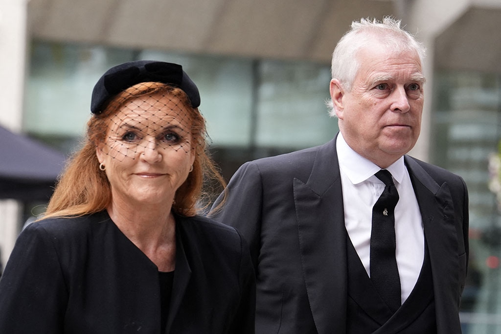 Prince Andrew Makes Rare Appearance With Ex Sarah Ferguson at Duchess of Kent’s Funeral