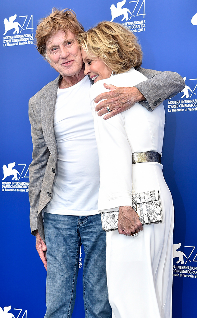 Robert Redford and Jane Fonda attend the 'Our Souls At Night' photoca