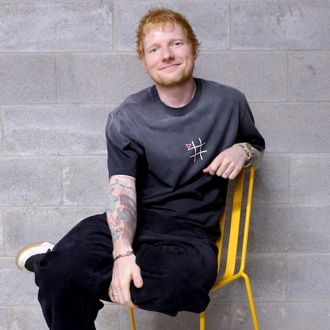 Ed Sheeran poses during TikTok Presents Ed Sheeran's Play, LIVE from New York at Domino Park