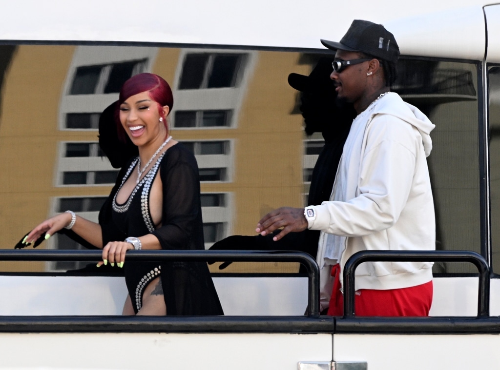 Cardi B and Stefon Diggs on a yacht in Miami, May 26 2025