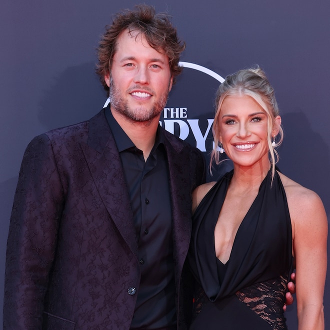 Kelly Stafford and Matthew Stafford attend the 2025 ESPY Awards.