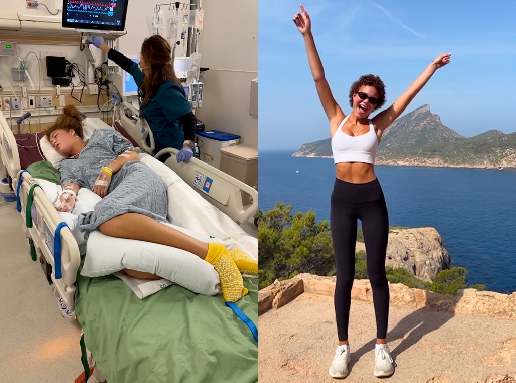Isabella Strahan showcases the progress she has made since her cancer battle.