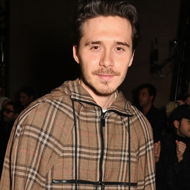 Brooklyn Beckham at the Burberry Winter 2025