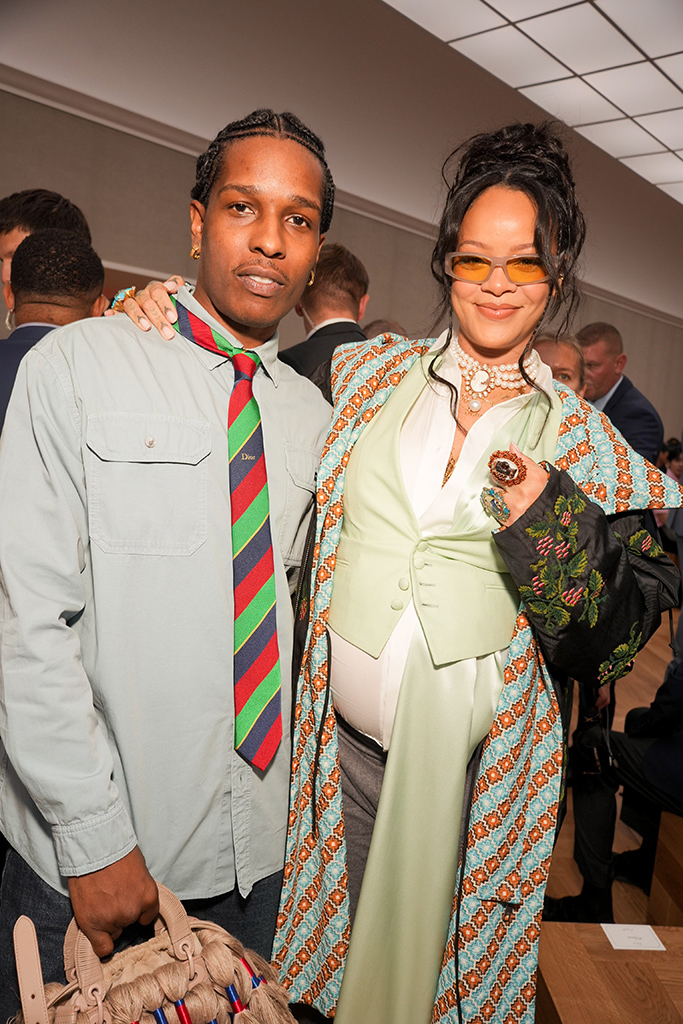 ASAP Rocky, Rihanna at the Dior Homme 