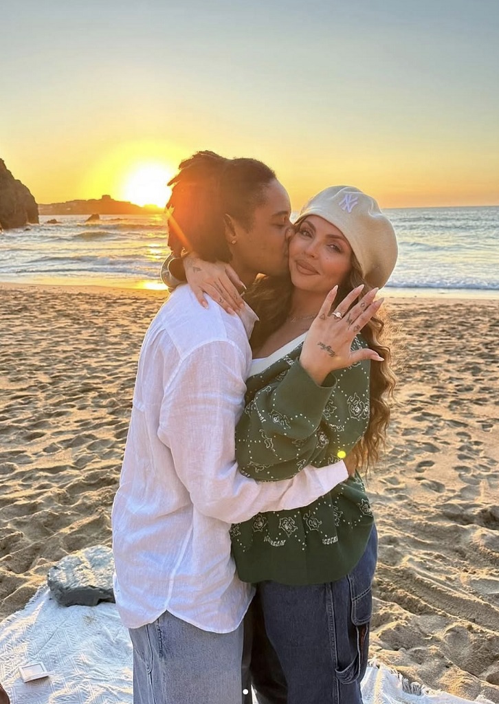Zion Foster and Jesy Nelson's Engagement
