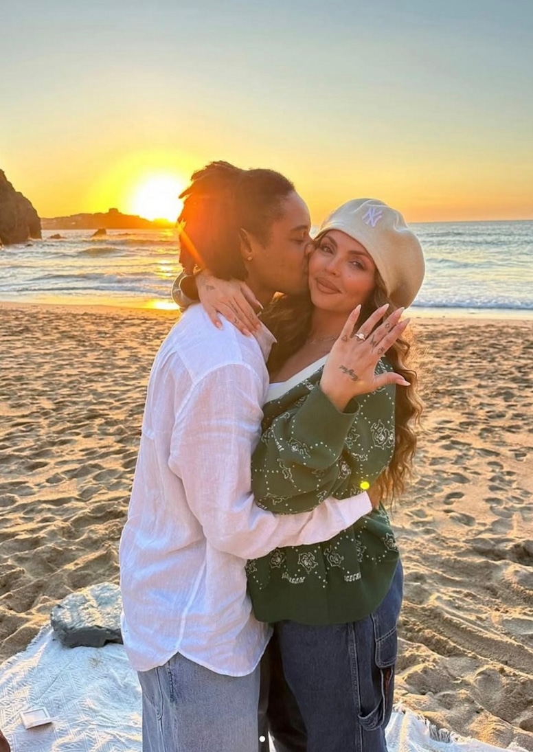 Zion Foster and Jesy Nelson's Engagement