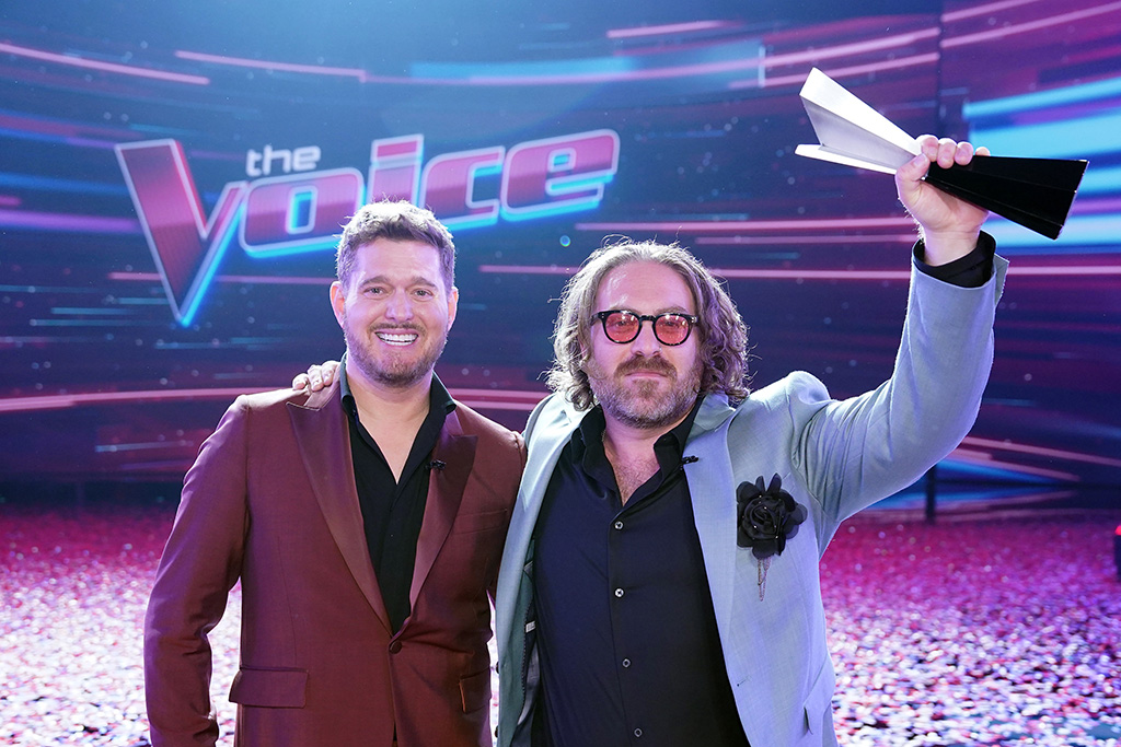 The Voice secrets, Michael Buble with season 27 winner Adam David