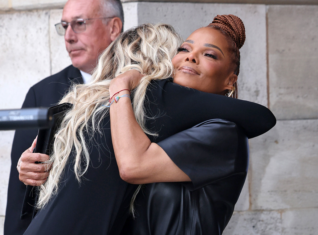 Janet Jackson, Paris Jackson Reunite at Paris Fashion Week