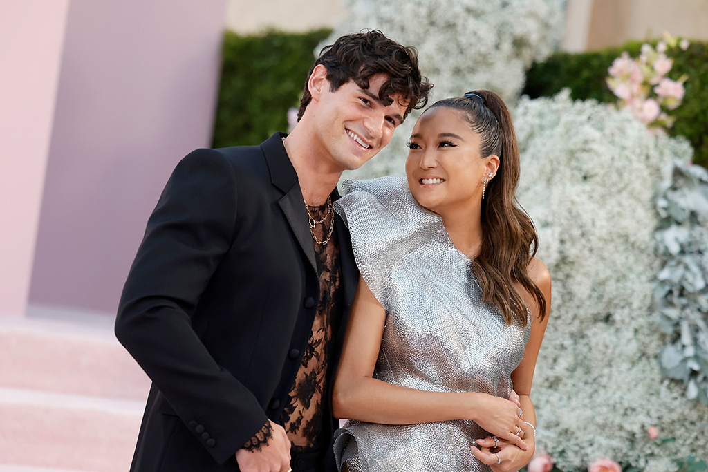Paul Forman and Ashley Park at the Premiere of Netflix's Emily In Paris" 