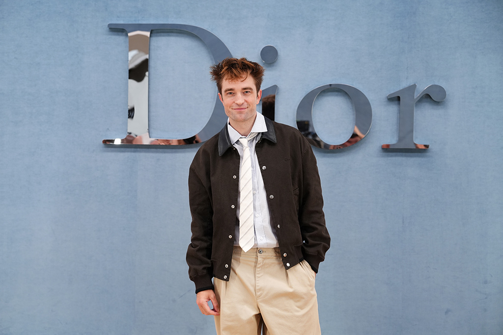 Robert Pattinson at the Dior Homme Menswear Spring/Summer 2026 show at Paris Fashion Week