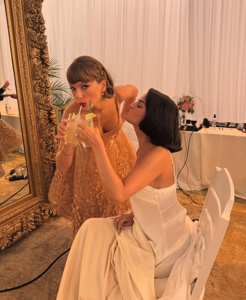 Taylor Swift at Selena Gomez, Benny Blanco's Wedding, image size:838x1024