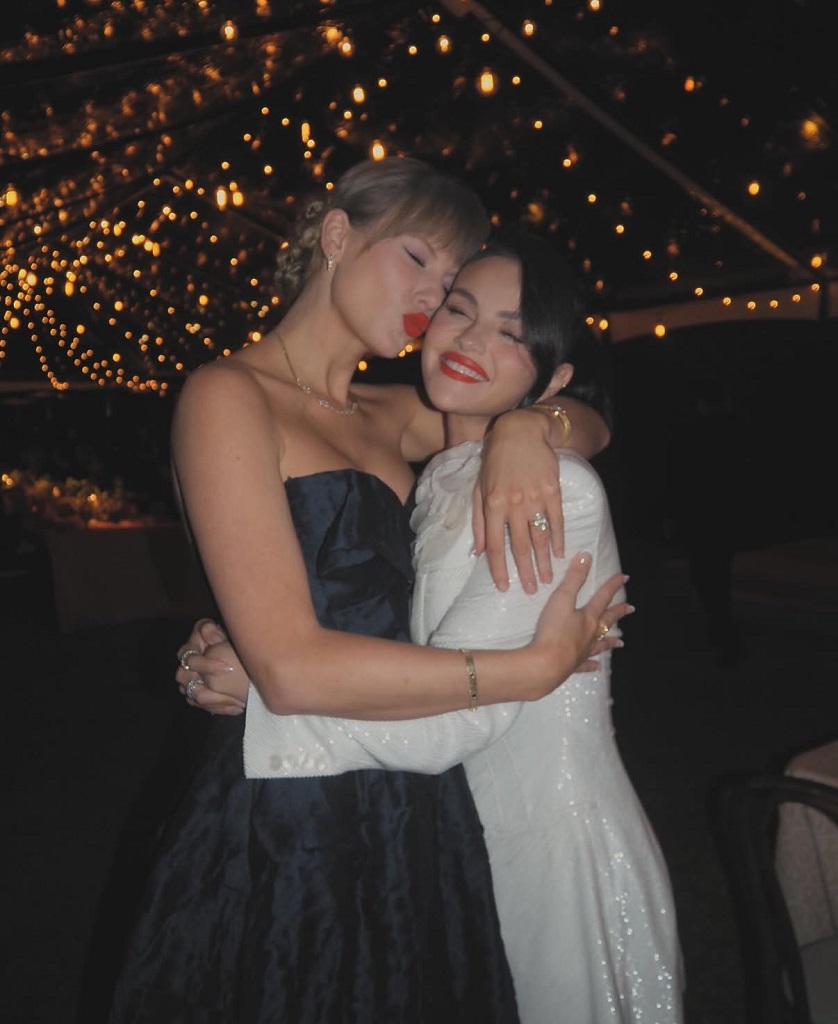 Taylor Swift at Selena Gomez, Benny Blanco's Wedding, image size:838x1024