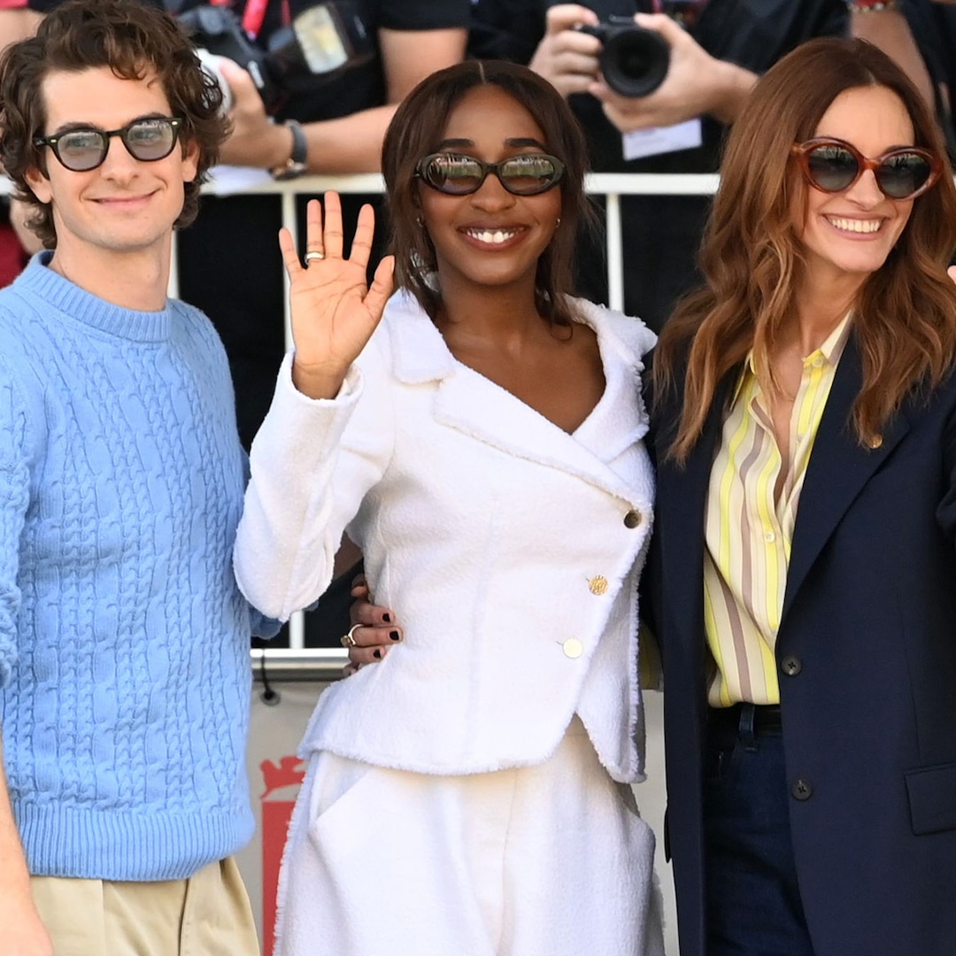 Andrew Garfield, Julia Roberts en Ayo Andrew Garfield, Julia Roberts en Ayo