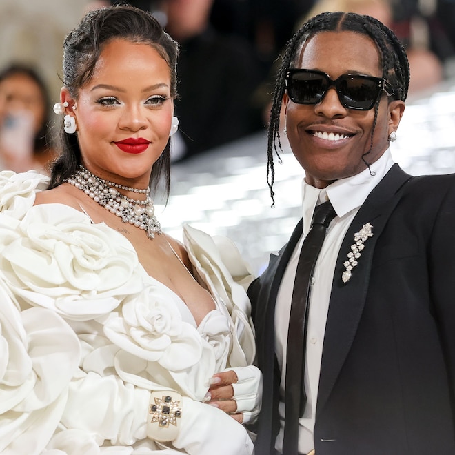Rihanna and A$AP Rocky at the 2023 Met Gala