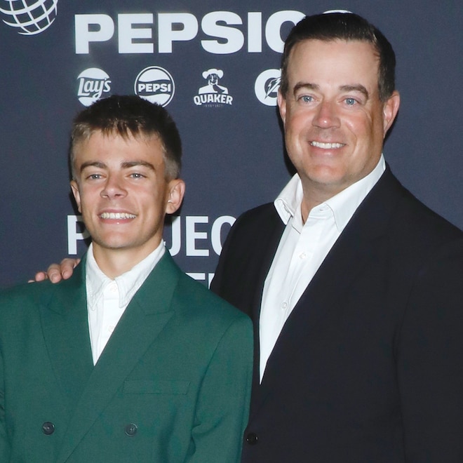 Jackson Daly, Carson Daly and Siri Pinter