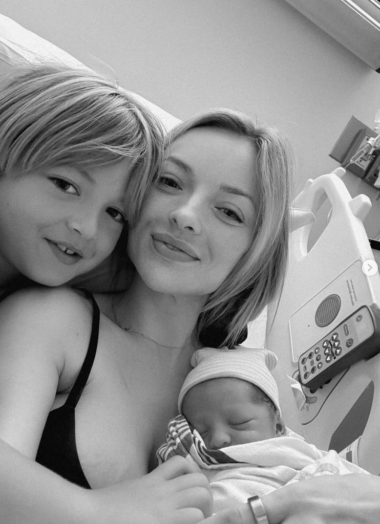 Francesca Eastwood and Her Sons